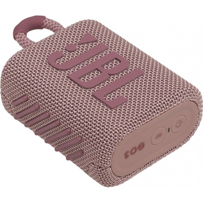 Bezvadu skaļrunis JBL Go 3 Pink