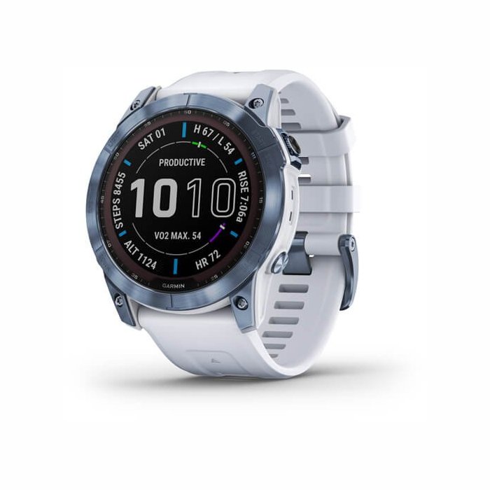 Garmin Fenix 7X Sapphire Solar Sapphire Mineral Blue Titanium