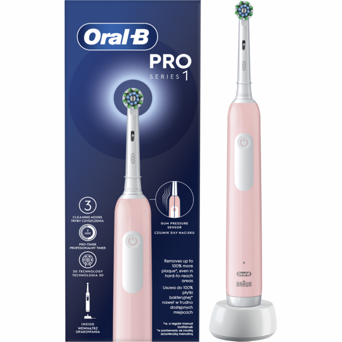 Braun Oral-B Pro Series 1 Vross Action Pink