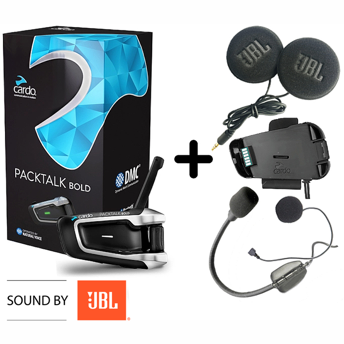 Brīvroku ierīce Cardo Packtalk Bold JBL - Bundle