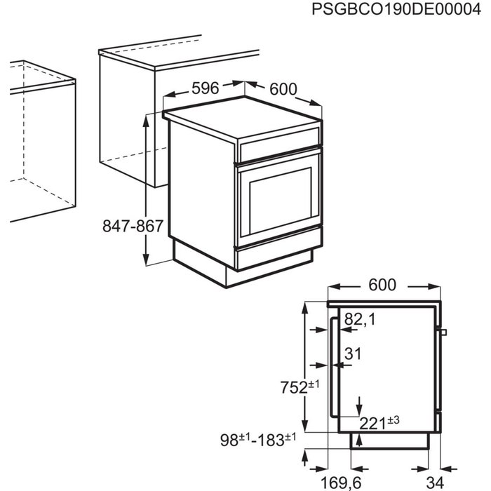 Плита Electrolux LKR62001BW