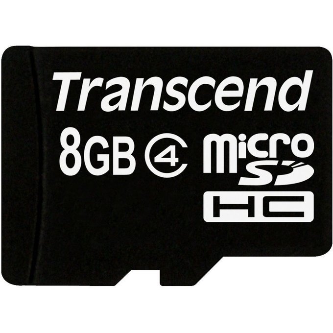 Atmiņas karte Transcend 8GB Micro SDHC Class 4