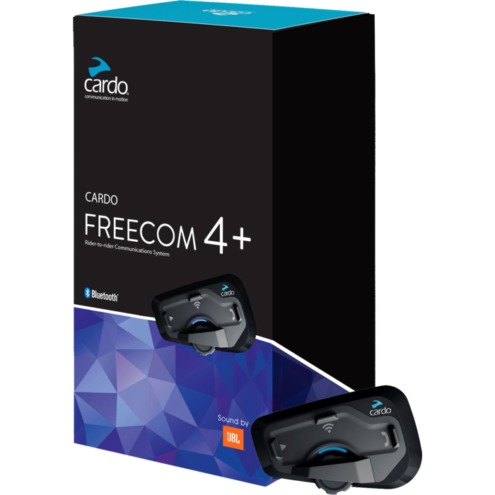 Brīvroku ierīce Brīvroku ierīce Cardo Freecom 4+ JBL (Single Kit)