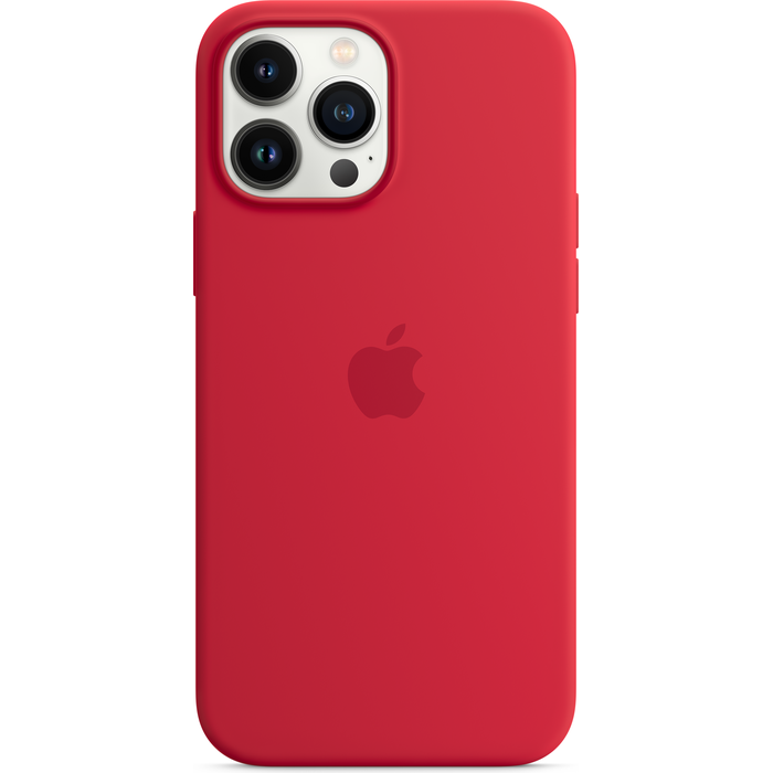 Apple iPhone 13 Pro Max Silicone Case with MagSafe Red