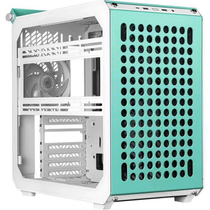 Stacionārā datora korpuss Cooler Master QUBE 500 Flatpack Macaron Edition Mint