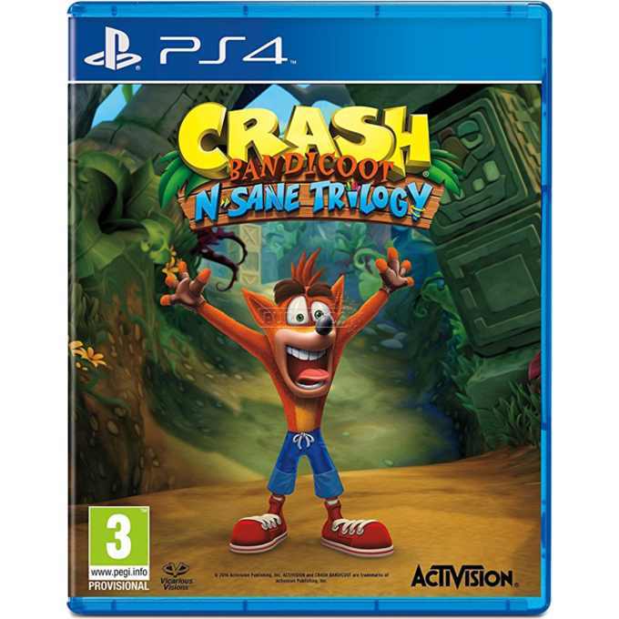 Spēle Spēle Crash Bandicoot N. Sane Trilogy (PS4)