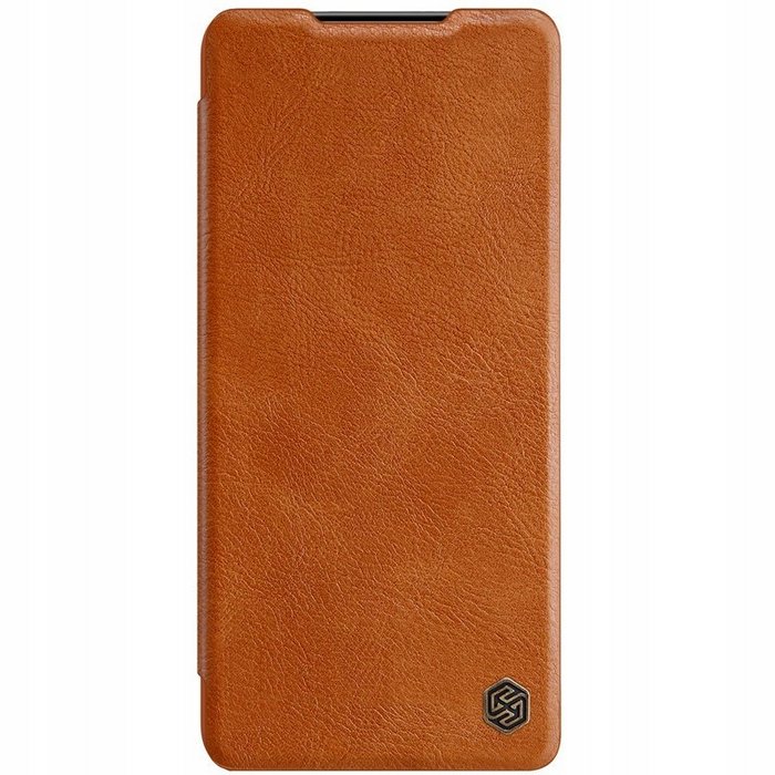 Telefona vāciņi un maciņi Samsung Galaxy S21 Qin leather case by Nillkin Brown