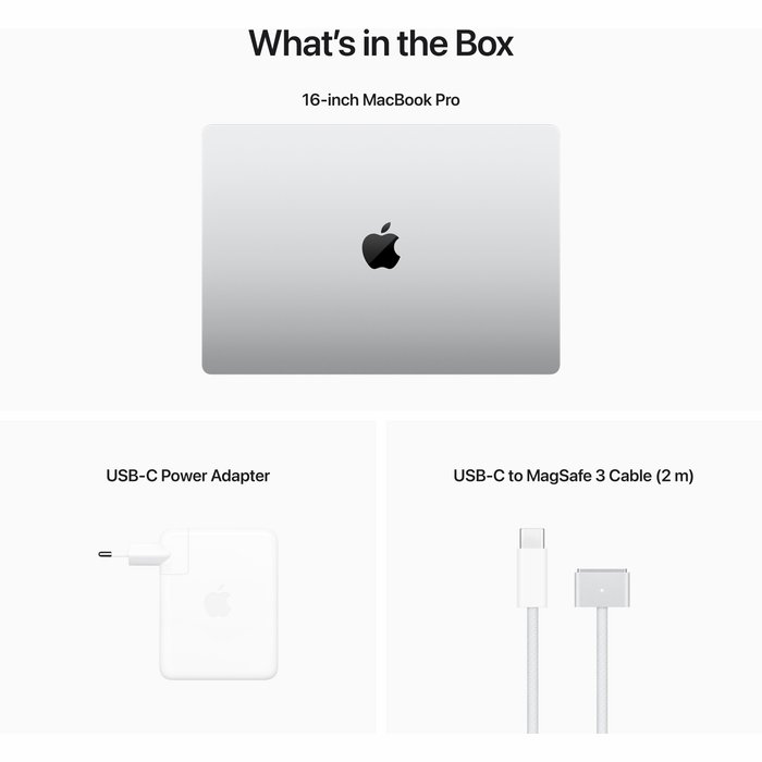 Portatīvais dators Apple MacBook Pro 16" M2 Pro 12-core CPU 19-core GPU 16GB 512GB SSD Silver RUS