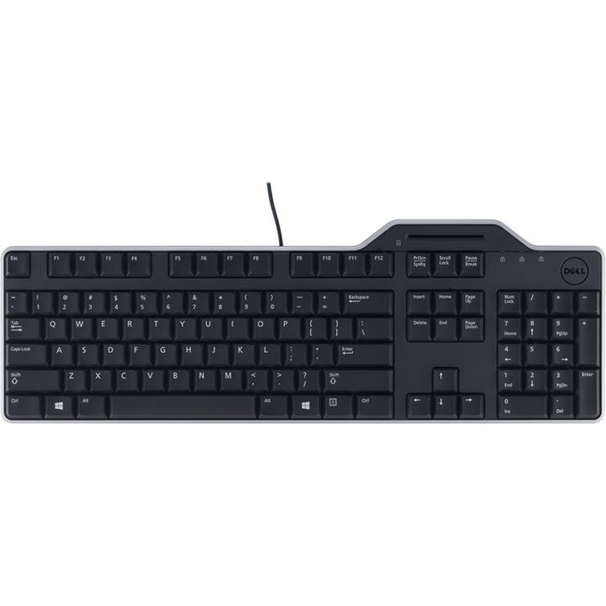 Klaviatūra Dell KB-813 Smartcard Reader Keyboard RU