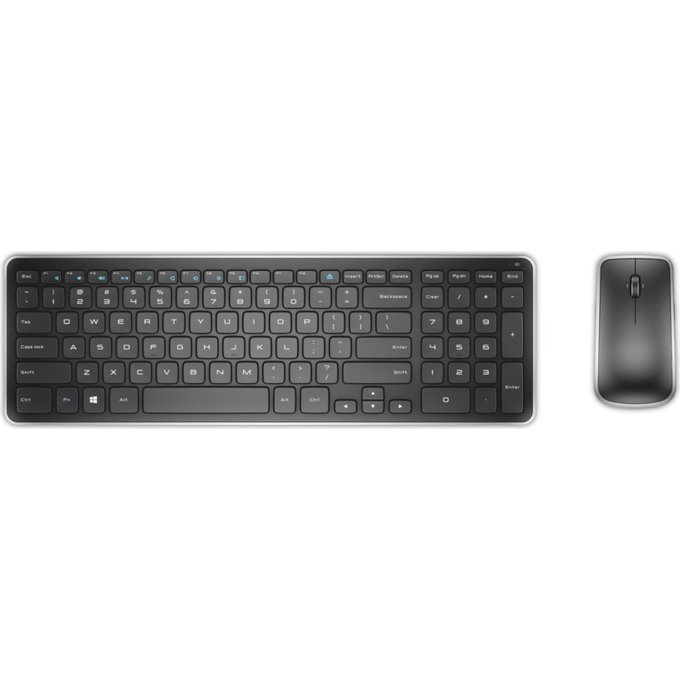Klaviatūras Dell KM714 keyboard + mouse US