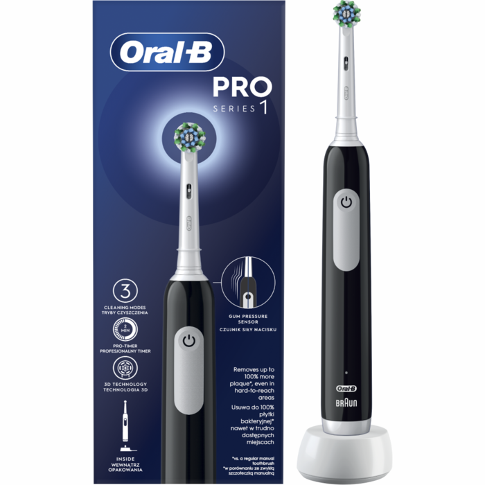 Braun Oral-B Pro Series 1 Cross Action Black