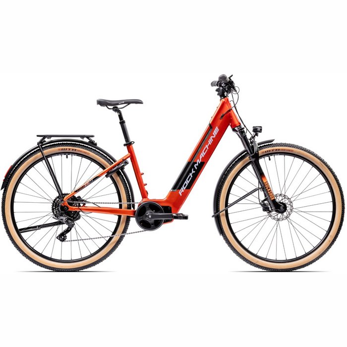 Elektriskais velosipēds Rock Machine 29 Storm INT Orange 29"