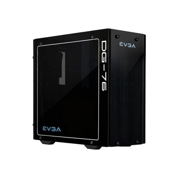 Stacionārā datora korpuss EVGA DG-76 Tempered Glass Black