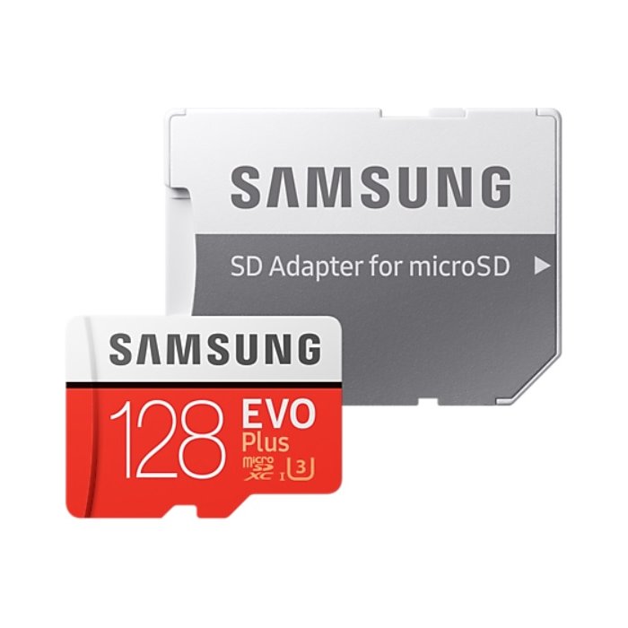 Samsung EVO Plus 128GB microSD + adapter