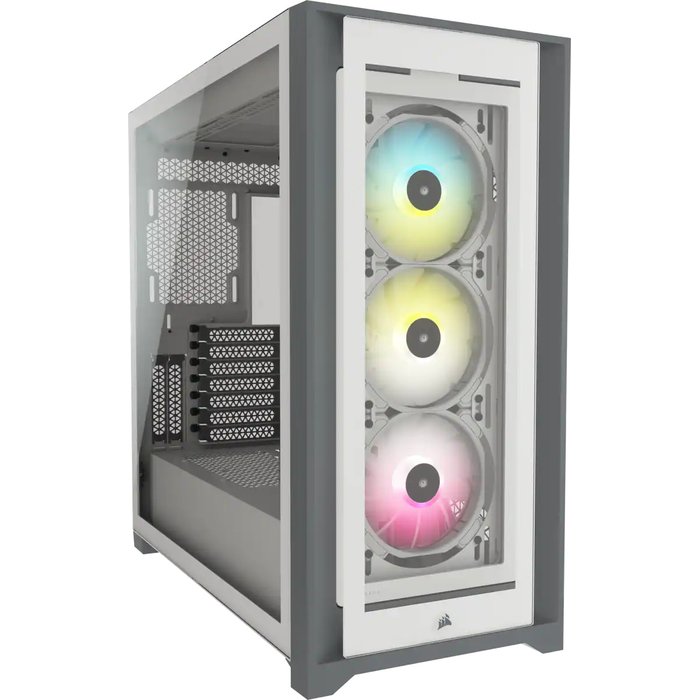 Stacionārā datora korpuss Corsair iCUE 5000X RGB White