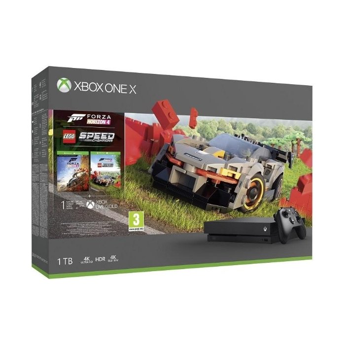 Spēļu konsole Microsoft Xbox One X 1TB Forza Horizon 4 + Lego DLC