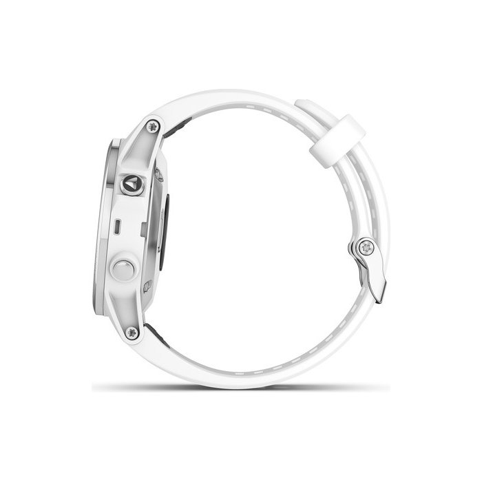Garmin fenix 5S Plus Sapphire White with white band