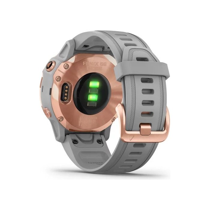 Garmin Fenix 6S Sapphire Rose gold with Gray Band