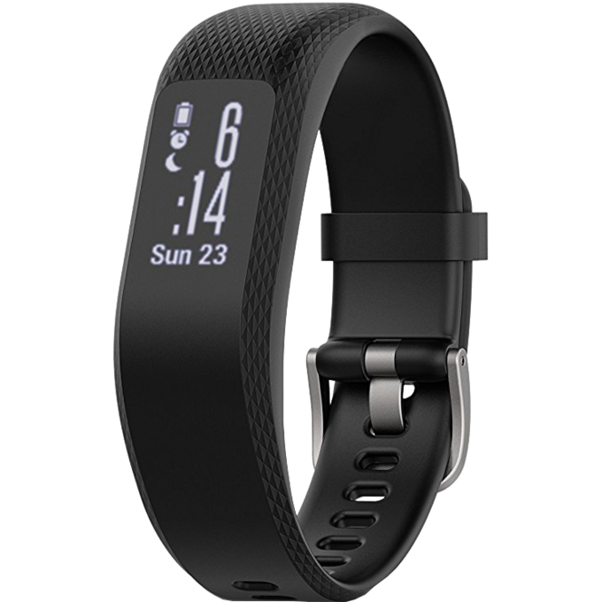 Fitnesa aproces Garmin Vivosmart 3 Black S/M