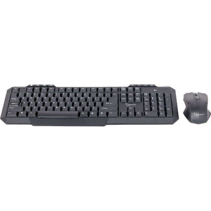 Клавиатура Gembird KBS-WM-02 Wireless Keyboard US + Mouse Black