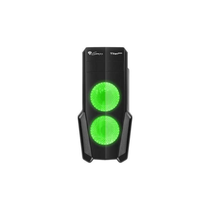 Stacionārā datora korpuss Genesis TITAN 800 Black/Green
