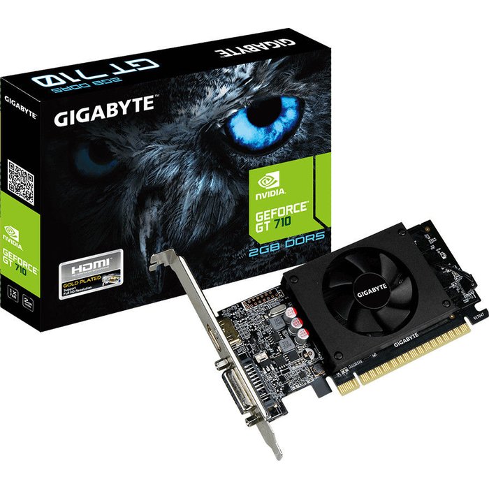 Видеокарта Gigabyte Low Profile GeForce GT 710 2GB