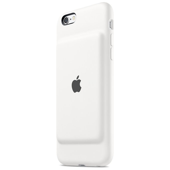 Viedtālruņu aksesuāri iPhone 6s Smart Battery Case White