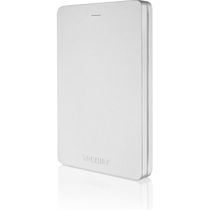 Ārējie cietie diski TOSHIBA 500GB CANVIO ALU 2.5" USB 3.0 SILVER