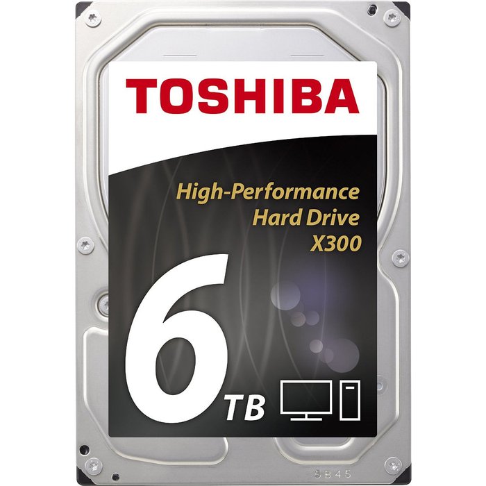 Iekšējais cietais disks Toshiba X300 6TB 7200RPM SATAIII 128MB HDWE160UZSVA