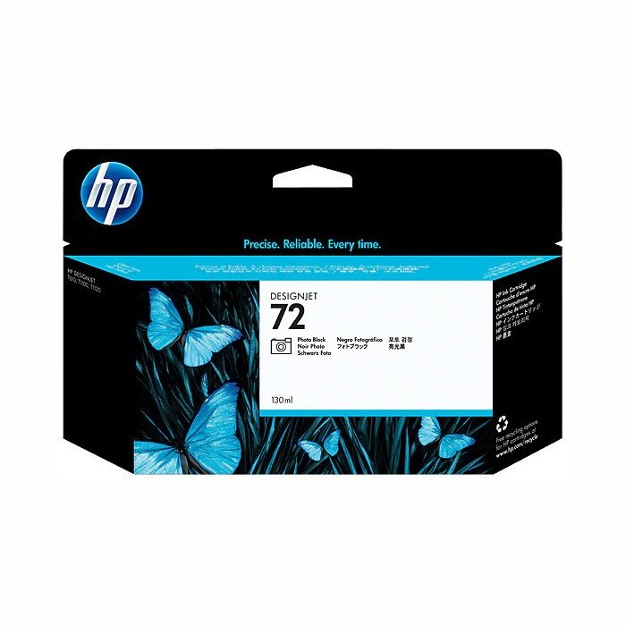 HP 72 130-ml Photo Black DesignJet Ink Cartridge