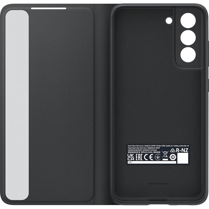 Samsung Galaxy S21 FE Smart Clear View Cover Dark Gray