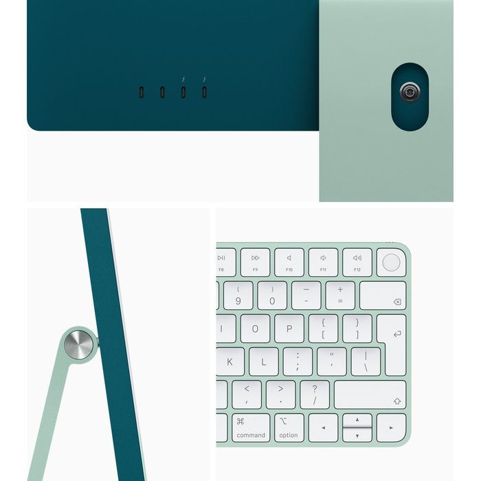 Apple iMac 24-inch M1 chip with 8‑core CPU and 8‑core GPU 256GB - Green INT