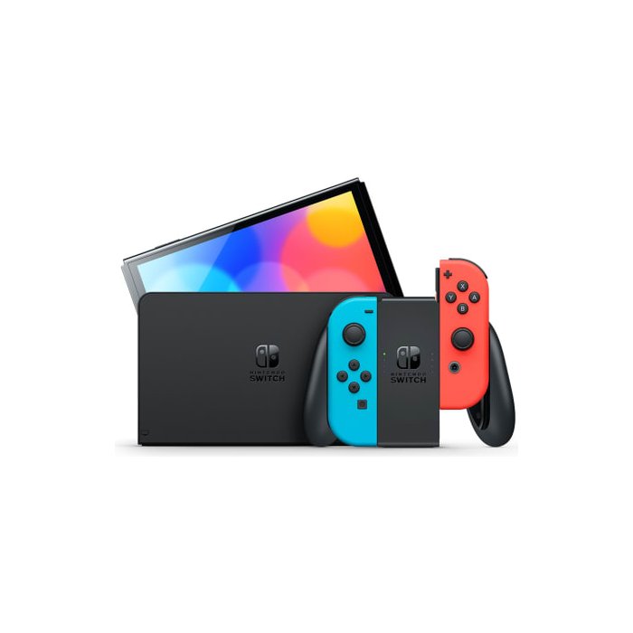 Игровая приставка Nintendo Switch OLED Model Neon Blue/Neon Red set