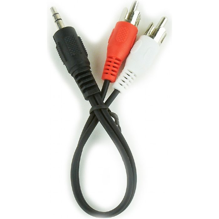 Gembird Audio Stereo Adapter from 3.5 mm plug to 2 RCA plugs