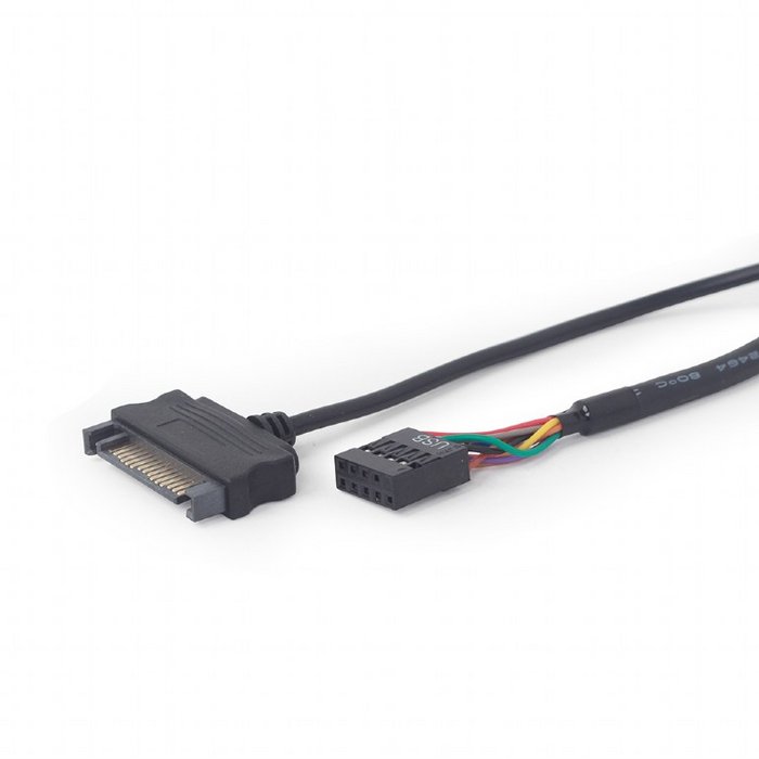 Atmiņas karšu lasītājs Gembird Internal USB card reader/writer with SATA port Black