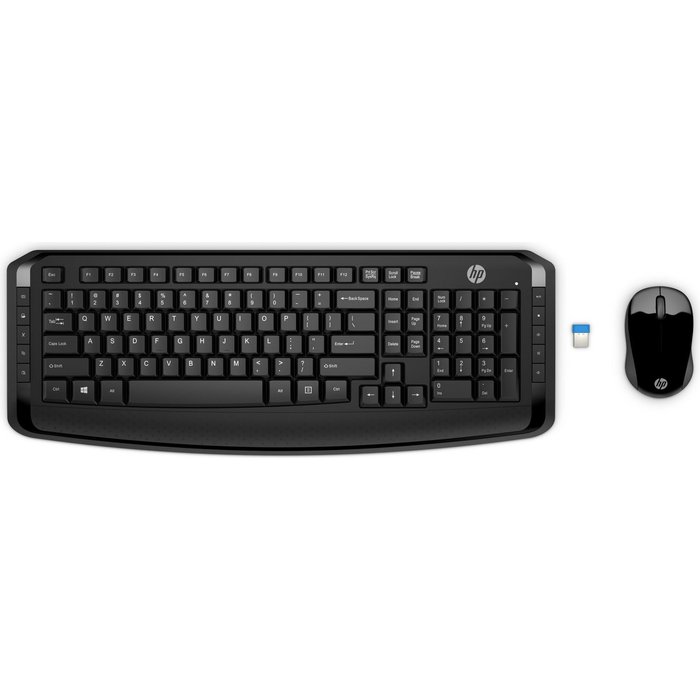 Klaviatūra HP Wireless Keyboard and Mouse 300 ENG