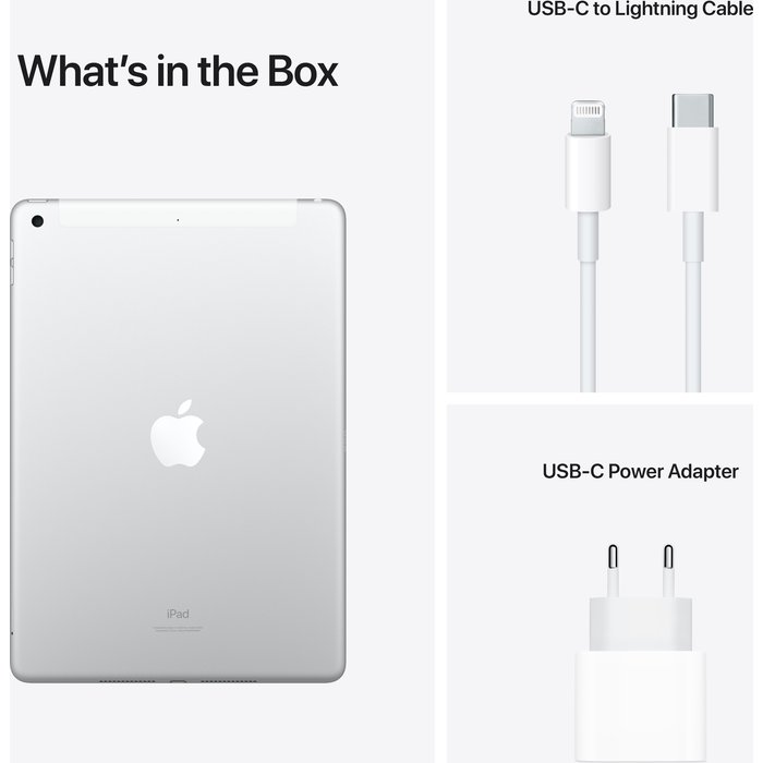 Apple iPad 10.2 Wi-Fi + Cellular 64GB - Silver 9th Gen