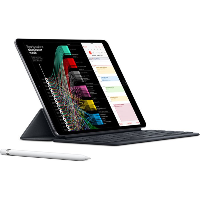 Planšetdators Planšetdators iPad Pro 10.5" Wi-Fi 64GB Space Gray + Apple Pencil + Apple Smart Keyboard