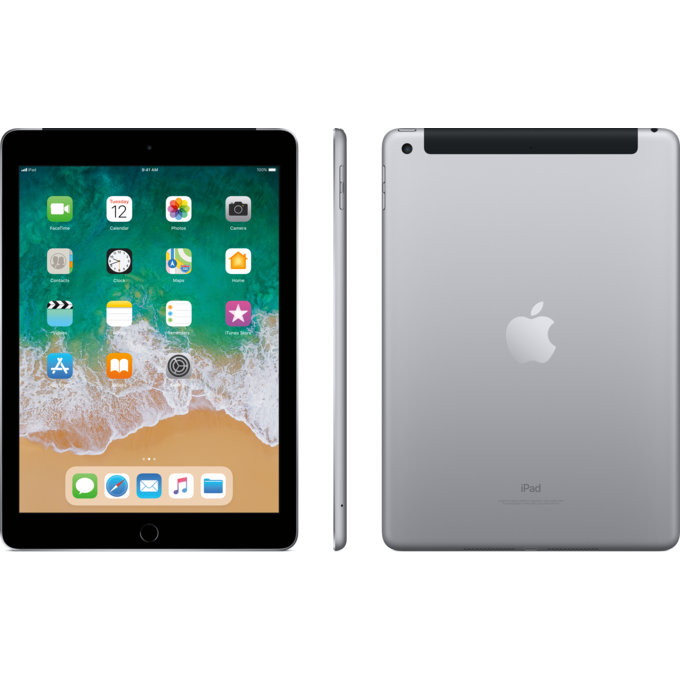 Planšetdators Planšetdators Apple iPad 9.7 Wi-Fi + Cellular 32GB, Space Grey 6th gen