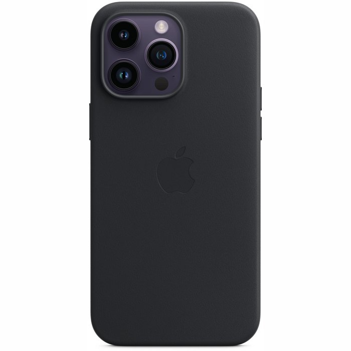 Apple iPhone 14 Pro Max Leather Case with MagSafe Midnight