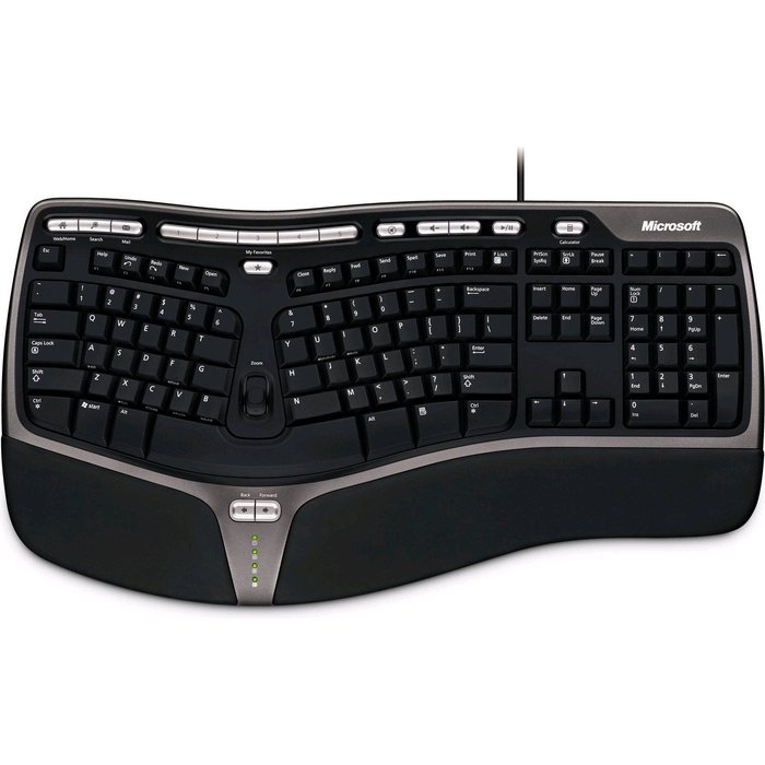 Klaviatūra Klaviatūra Microsoft Natural Ergonomic Keyboard 4000 RUS