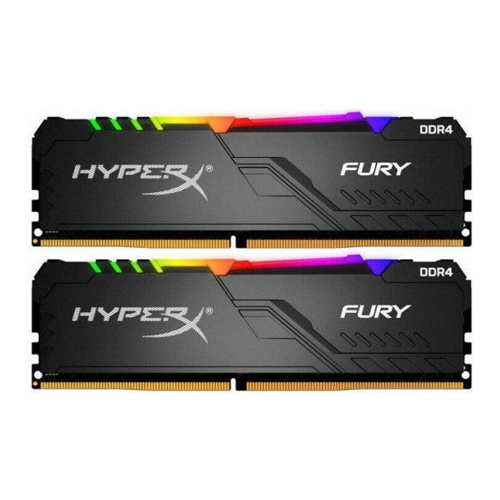 Operatīvā atmiņa (RAM) Kingston HyperX Fury RGB 16GB 2666MHz DDR4 HX426C16FB3AK2/16