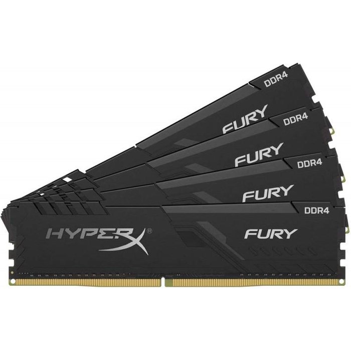 Operatīvā atmiņa (RAM) Kingston HyperX Fury Black 32GB 2666 MHz DDR4 HX426C16FB3K4/32