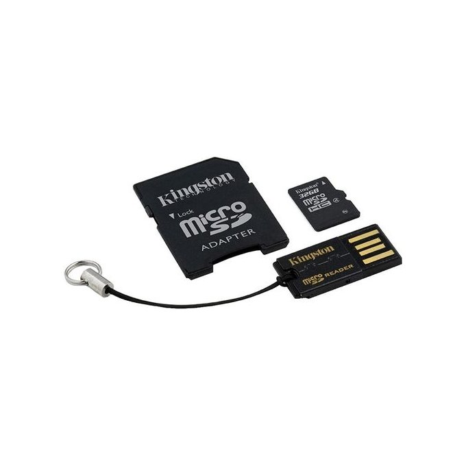 Atmiņas karte Kingston 32GB Micro SDHC Class 10 Multi Kit