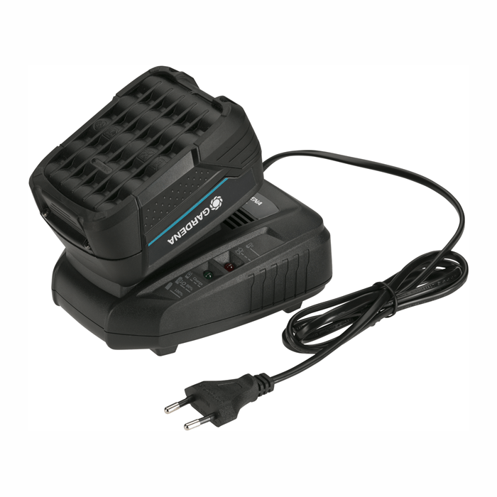 Gardena Sākuma komplekts P4A PBA 18V/72 4.0 Ah akumulators + AL 1830 CV Lādētājs ātrā uzlāde