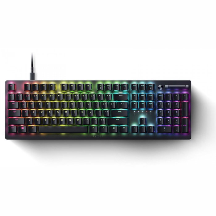 Klaviatūra Razer DeathStalker V2 - Clicky Optical Switch (Purple) - US - Black