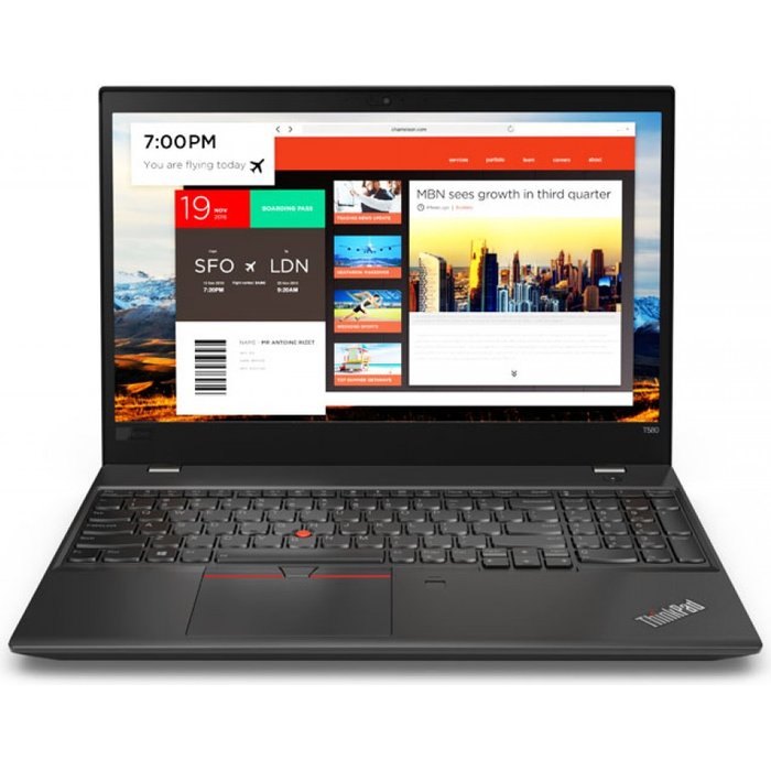 Portatīvie datori Lenovo ThinkPad T580 Black 15.6"