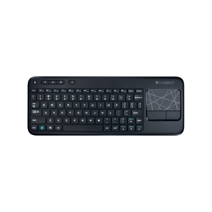 Klaviatūras LOGITECH Wireless Touch K400 RU