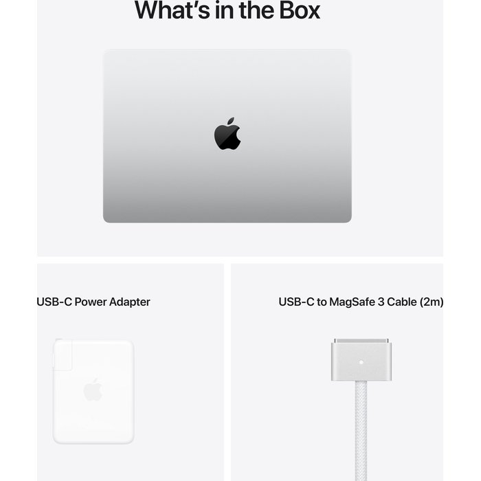 Apple MacBook Pro 16" Apple M1 Pro 10-core CPU 16-core GPU 16GB 1TB Silver RUS
