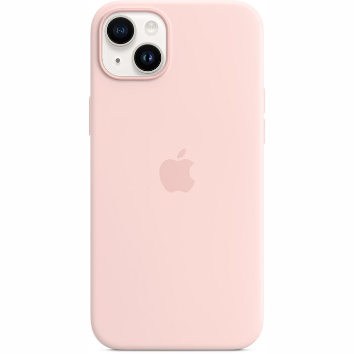 Apple iPhone 14  Plus Silicone Case with MagSafe - Chalk Pink